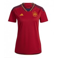 Camiseta España Primera Equipación para mujer Mundial 2022 manga corta